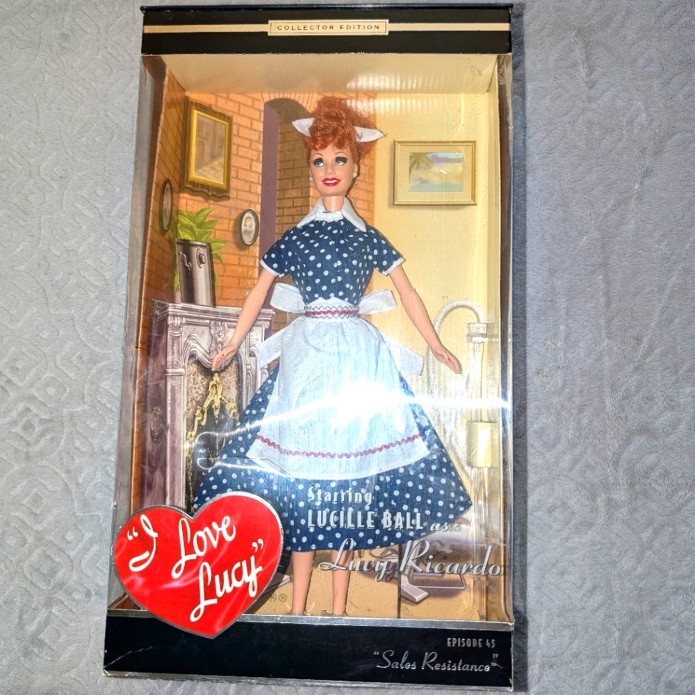 I Love Lucy Collector Edition Barbie Doll "Sales Resistance" Episode 45